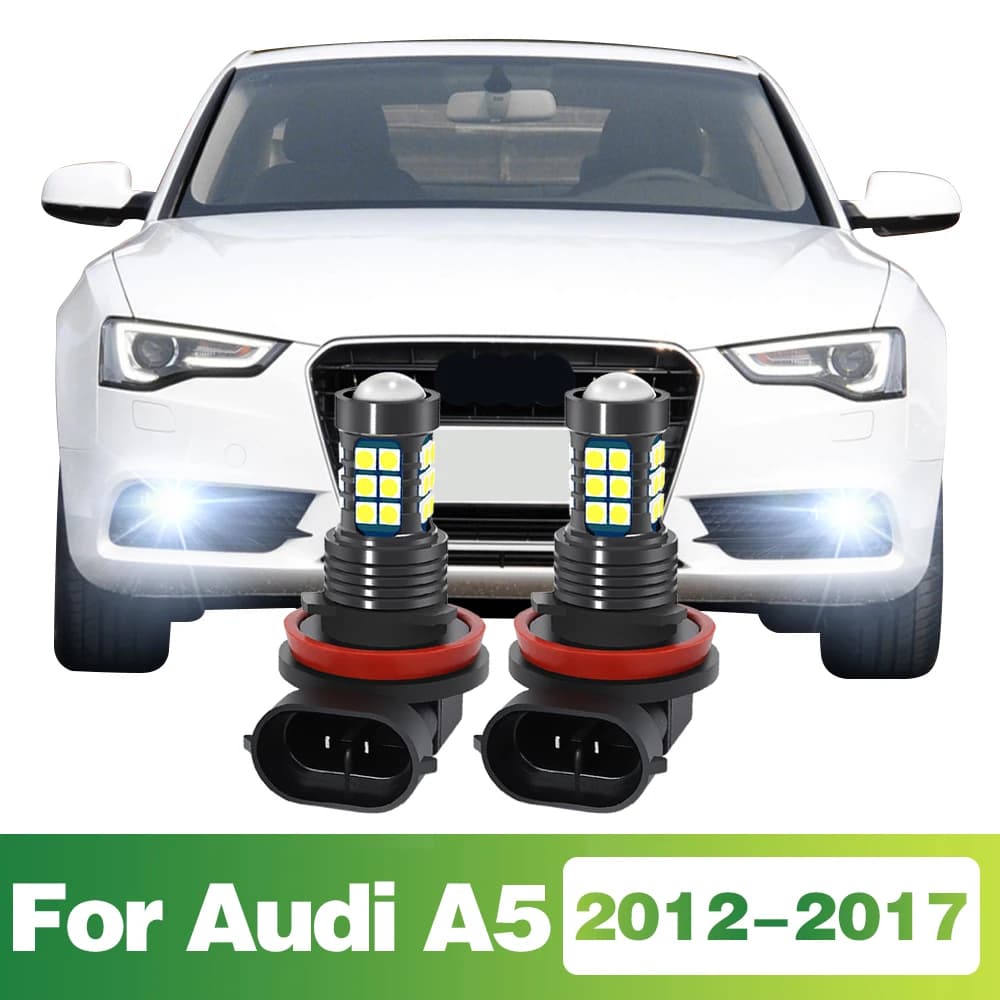 2X bombilla LED para luz antiniebla delantera de coche para AUDI A5 2012 - 2017 2013 2014 2015 2016 Accesorios