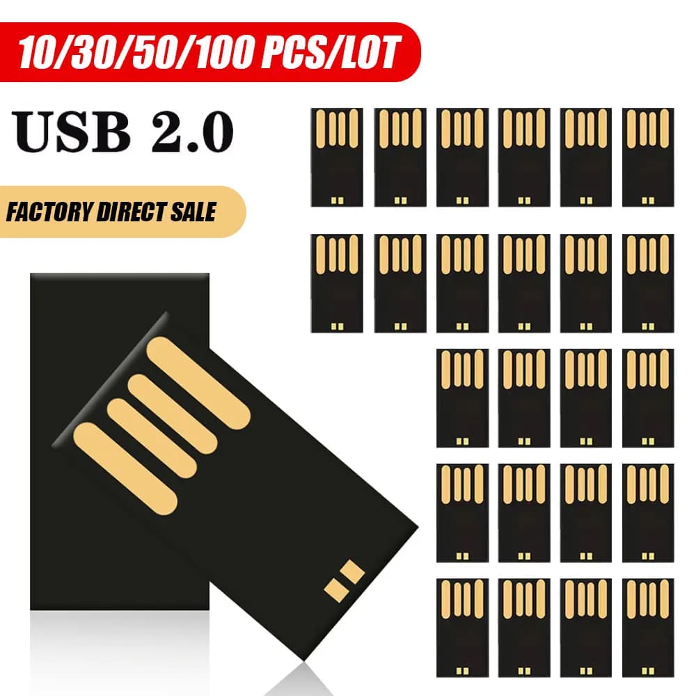 Venta al por Mayor de Memorias USB 2.0 de Alta Velocidad, Chip de Memoria Flash de 4G 8GB 16G 32G 64GB 128GB, Pendrive Universal con Chip
