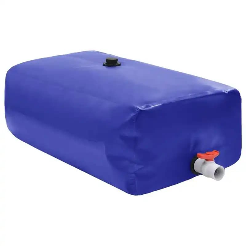 Tanque de agua con grifo plegable de 670 L de PVC