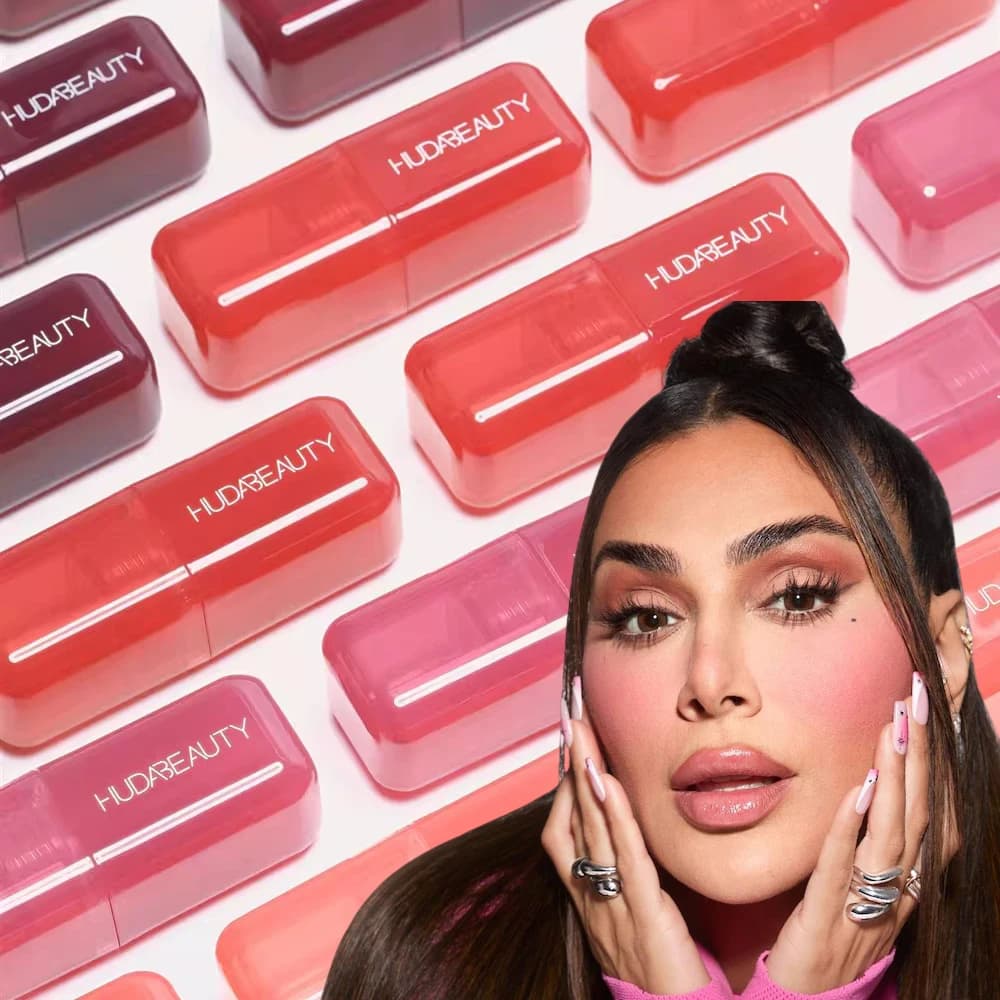 Moda belleza rubor filtro suave brillo líquido rubor brillante brillo de labios colorete lápiz labial algodón caramelo Bubblegum corrector