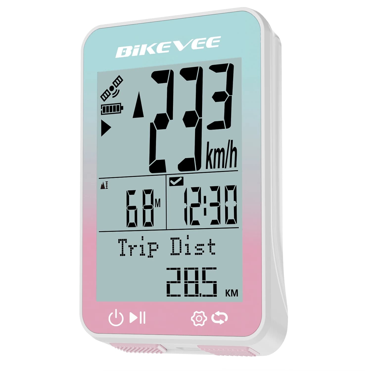 Ordenador de ciclismo inalámbrico GPS, resistente al agua, multilingüe, MPH KM/H, velocímetro, odómetro, cronómetro, rastreador