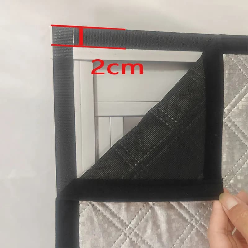 Cortinas opacas térmicas de grafeno, revestimientos de ventana aislados para retención de calor y ahorro de energía, reducción de ruido y fácil