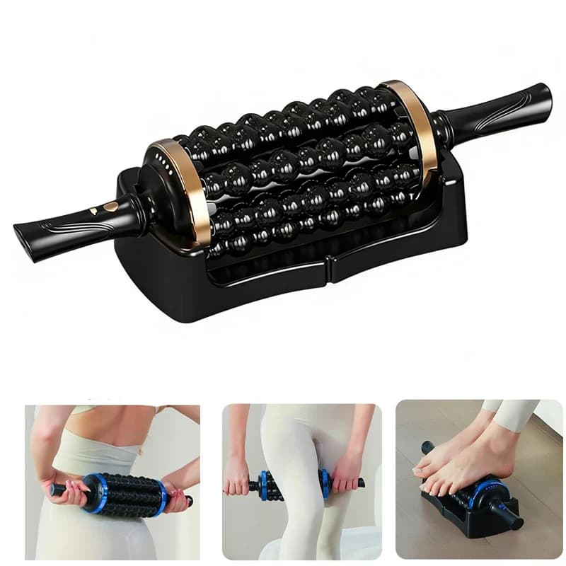 Masajeador de Mano para Relajación y Alivio del Estrés, Masajeador Percusivo para Rodillos Musculares, Masajeador Eléctrico para Alivio de Todo el