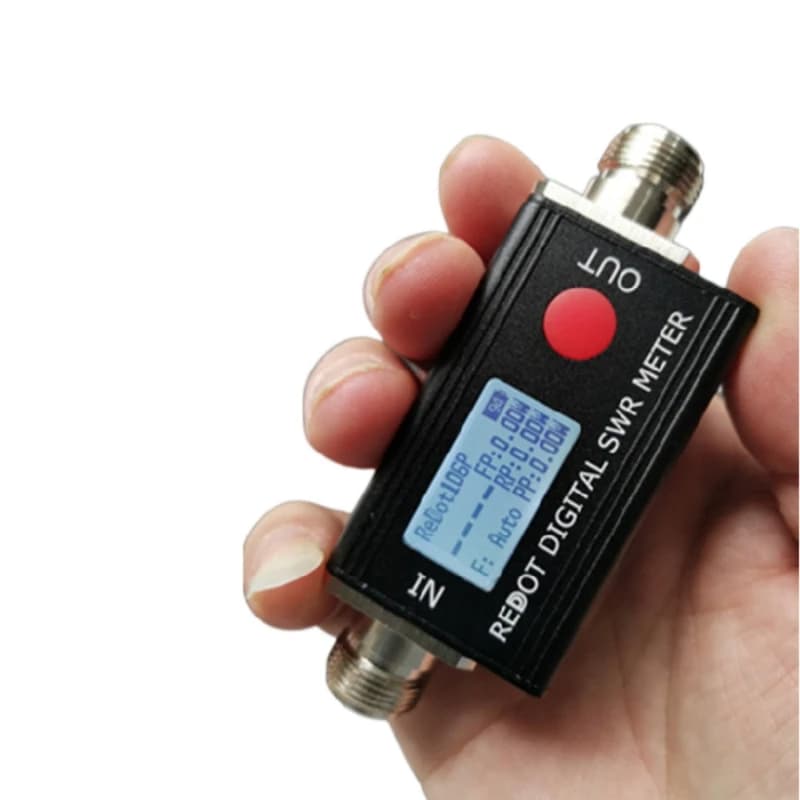 REDOT-Medidor de SWR Digital RD106P, 120W, FMB, VHF, UHF80-999MHz, relación de onda de pie, 99,9-1,00, compatible con Walkie Talkie DMR