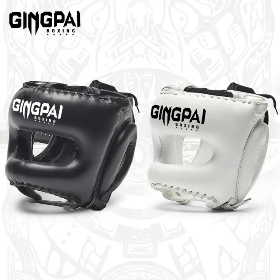 Casco profesional para adultos, hombres y mujeres, Kick Boxing, Sanda MMA, protección completa para proteger la nariz, haz de combate libre, equipo