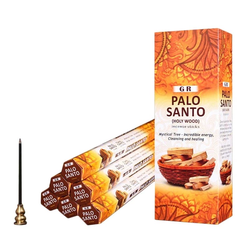 Varillas de incienso indio Palo Santo Natural, varillas de incienso para sala de estar, casa de té, suministros budistas, varillas de meditación