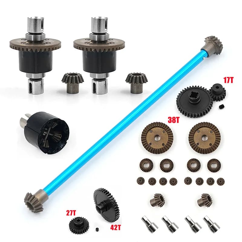 WLtoys A949 A959 A969 A979 K929 A959-B A969-B A979-B K929-B recambio de coche teledirigido A949-23/A959-B-27 diferencial de metal mejorado
