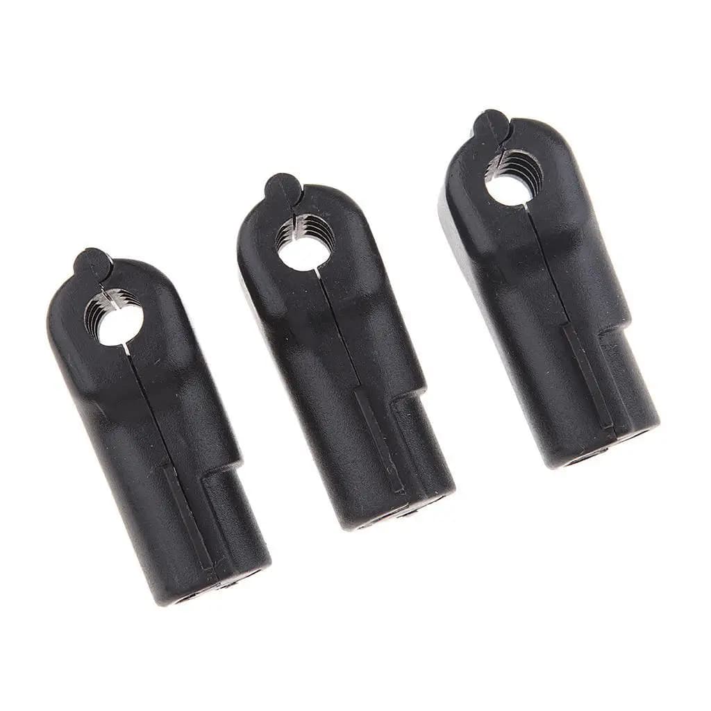 Gancho de seguridad para cerradura de piezas, candado antirrobo de 4mm, color negro, 100