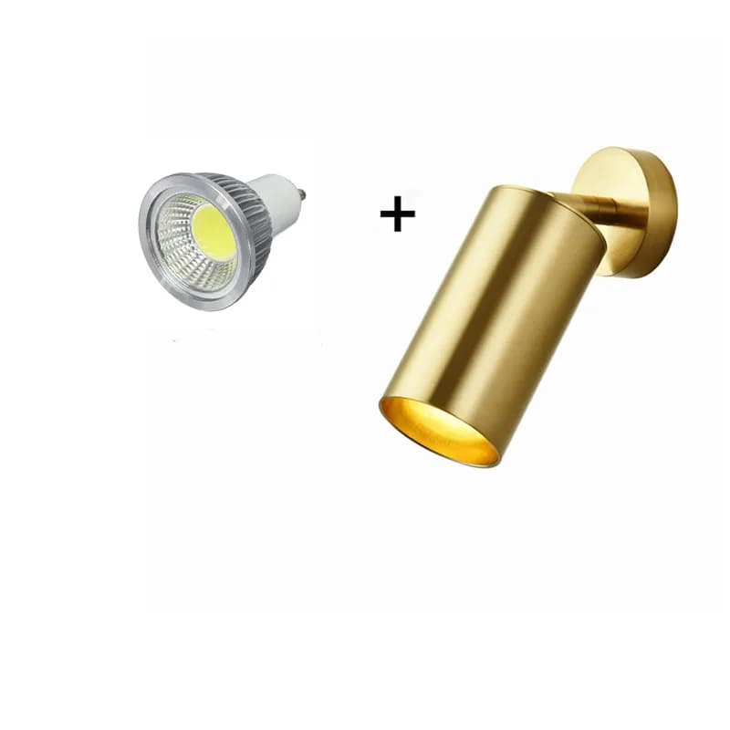 Foco LED empotrable GU10, luz de techo de superficie giratoria de 360 grados, iluminación interior, decoración para vestíbulo, AC110V, 220V, cama