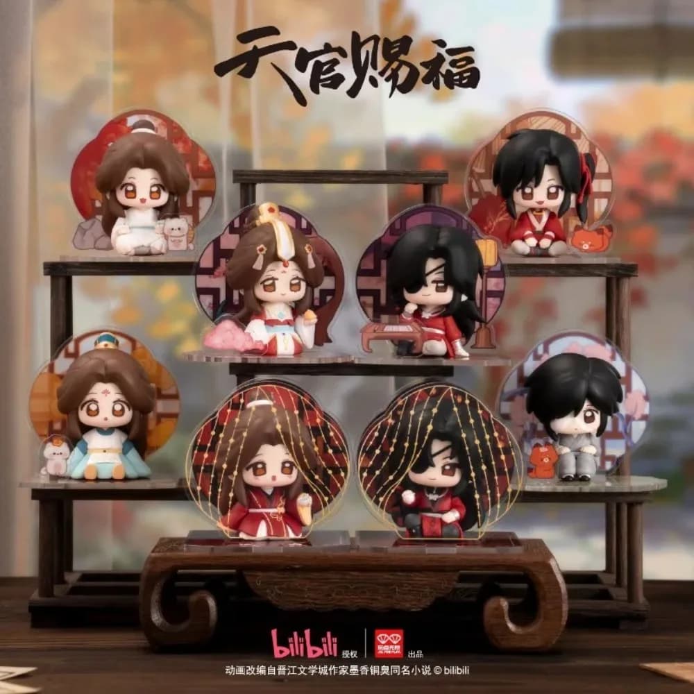 Caja Sorpresa Oficial del Anime Heaven Official's Blessing, Figura Coleccionable Adorable, Decoración de Escritorio, Regalo para Fans