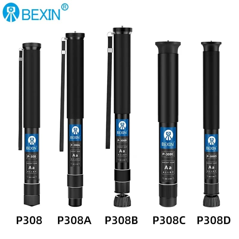 BEXIN-monopié extensible y ligero para cámara de vídeo, monopié portátil para teléfono, monopié de mano para Sony y Canon