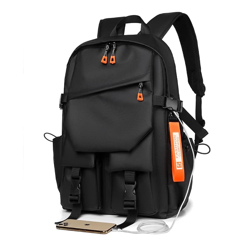 Mochila de lujo para hombre, mochila para ordenador portátil 15,6 de alta calidad, bolsa de viaje impermeable de alta capacidad, mochilas escolares