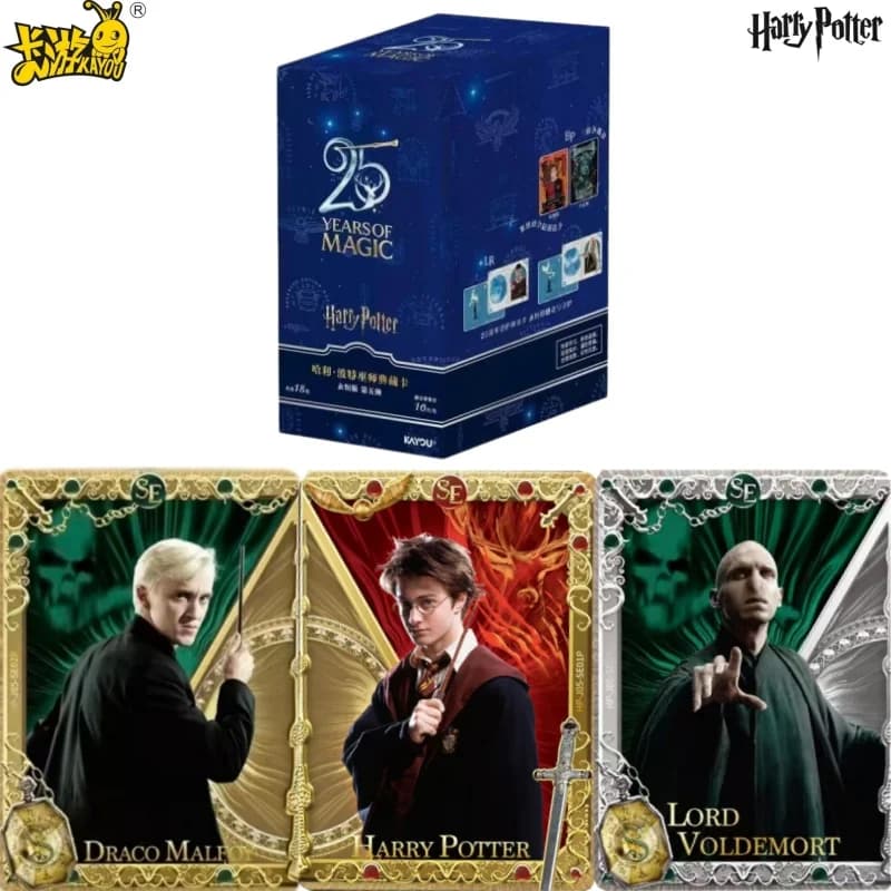 Tarjeta Coleccionable Original KAYOU de Harry Potter, Edición Eterna 5ª, de la Película de Animación, Juguete para Niños, Regalo Navideño