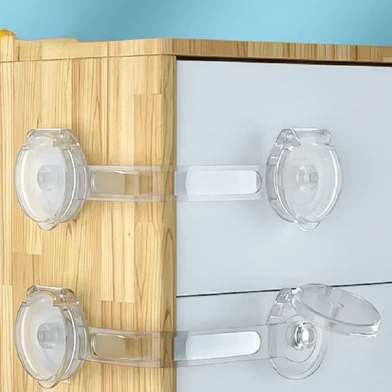 Cerraduras para armario de bebé, cerradura para cajón con correa, cerradura antiapertura para refrigerador, hebilla de protección de seguridad
