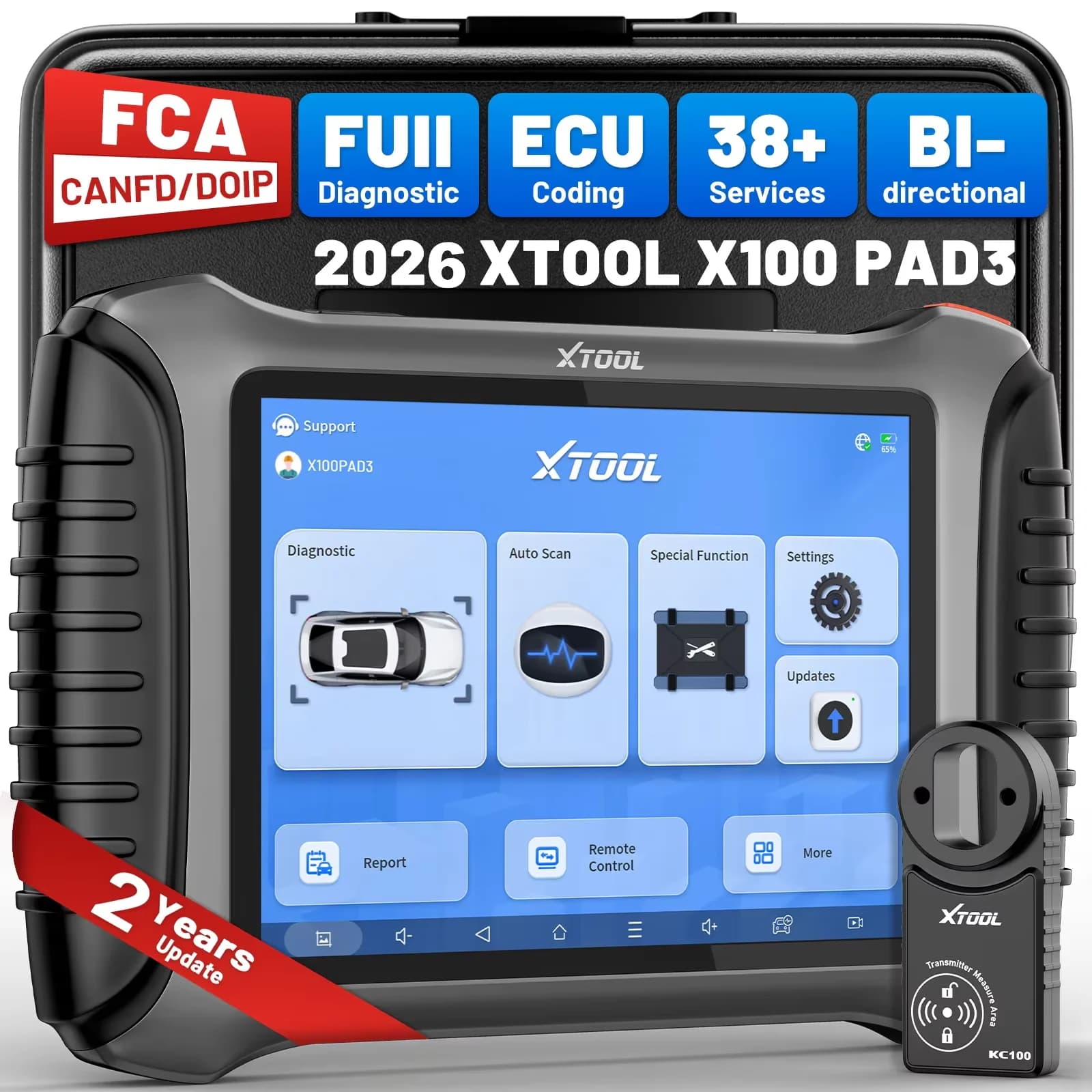 XTOOL X100 PAD3 V2.0 programador de llaves automático X100PAD3 IMMO herramientas de programación de llaves todas las llaves perdidas 38+ funciones
