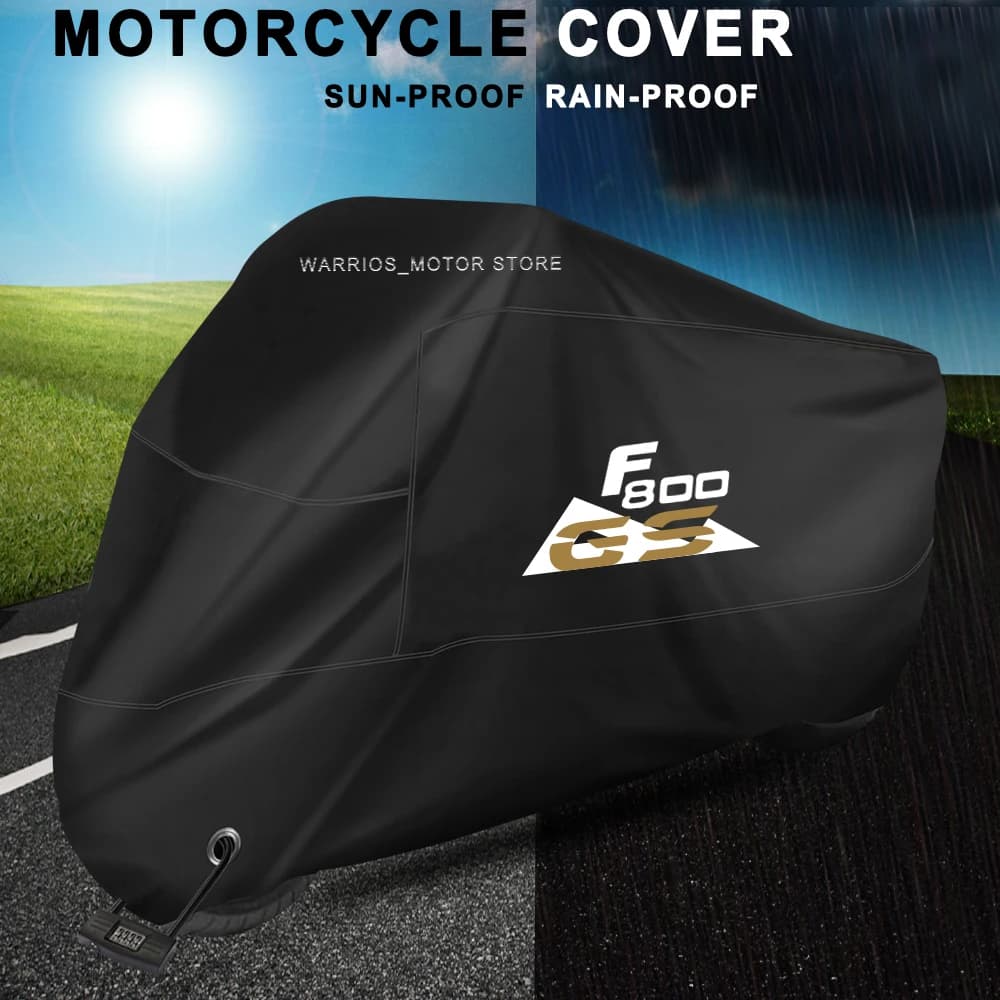 Para BMW F800GS F800 GS cubierta de motocicleta protección UV a prueba de polvo a prueba de nieve al aire libre lluvia motocicleta cubierta