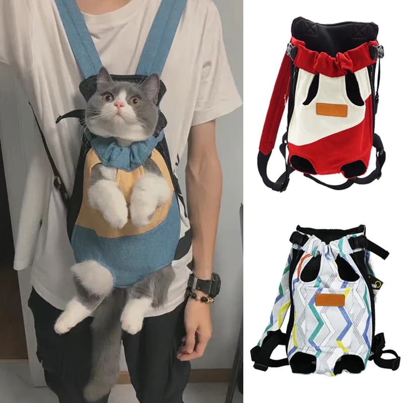 Bolsas de transporte para gatos al aire libre, productos para caminar, productos para mascotas, Sphynx, Kedi, Katten, mochila de transporte