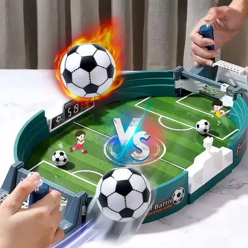 Mesa de fútbol de escritorio grande, rompecabezas para niños, juego de mesa de fútbol de batalla competitivo doble, juegos de fútbol interactivos