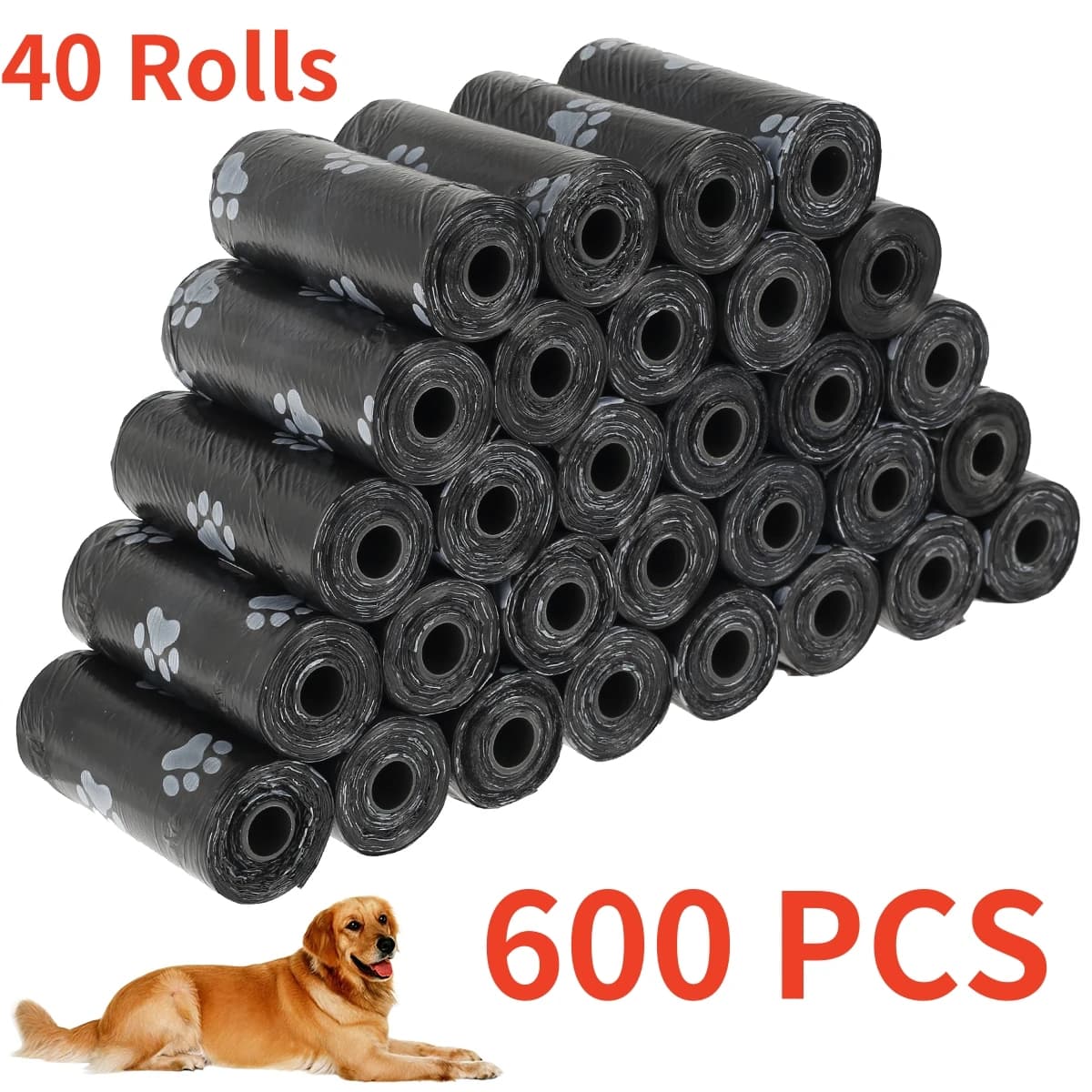 Dispensador de bolsas para excrementos de perros y mascotas, bolsa de basura para recolector de cachorros y gatos, rollos pequeños, suministros para