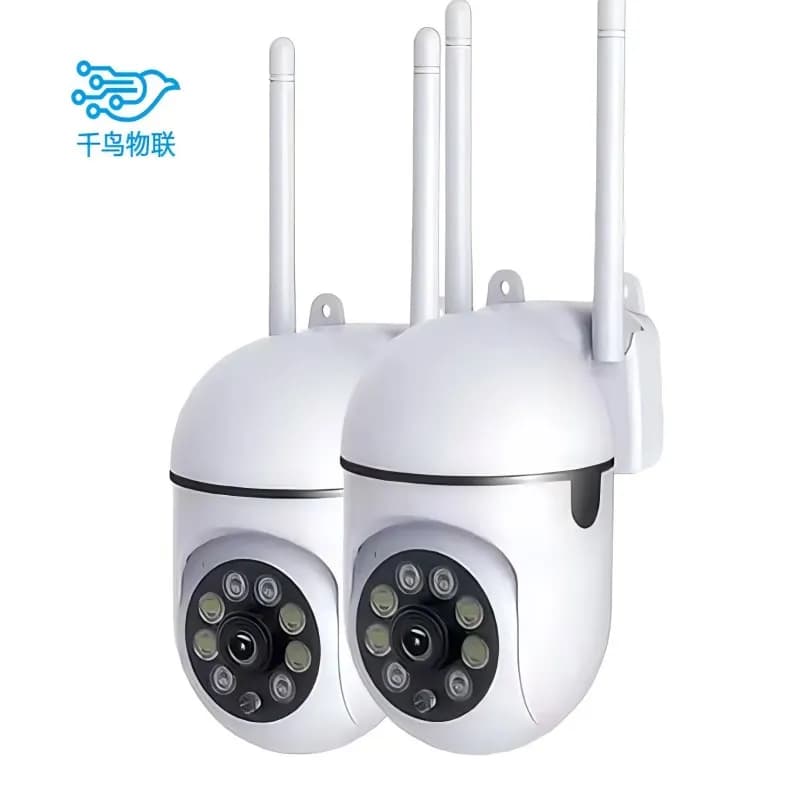 Cámara IP de seguridad inalámbrica para exteriores, cámara PTZ con Wifi externo de doble lente, 4K, 8MP, HD, seguimiento automático, cámara de