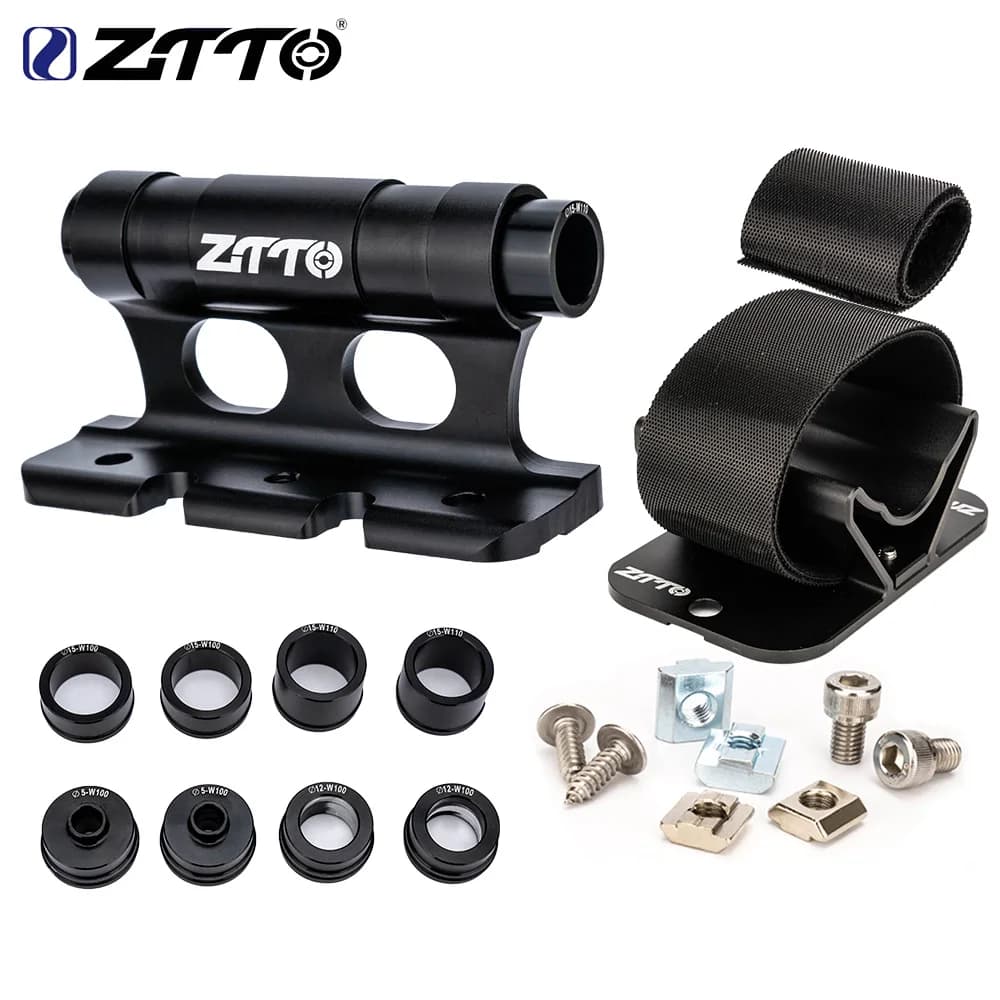 ZTTO-soporte para horquilla de bicicleta, soporte para techo de coche, liberación rápida, eje pasante, soporte para bloque de horquilla delantera de