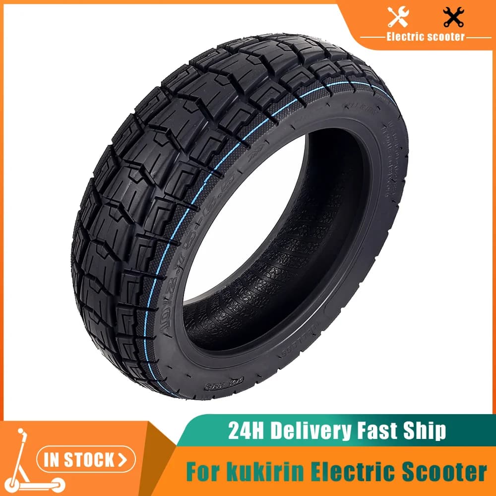 Neumático sin cámara 10X2,75-6,5, neumático todoterreno para patinete eléctrico KuKirin G3, accesorios de repuesto de neumáticos de vacío