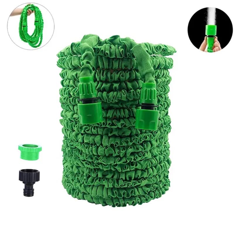 Manguera de lavado de coches de alta presión, manguera de jardín, tubos de agua mágicos flexibles expandibles, herramientas de riego diario para el