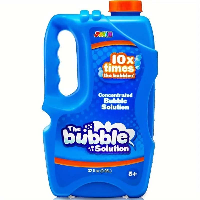 Repuestos de solución para burbujas Sloosh de 32 oz (casi 1 litro/hasta 2.5 galones), solución concentrada para máquinas de burbujas y sopladores