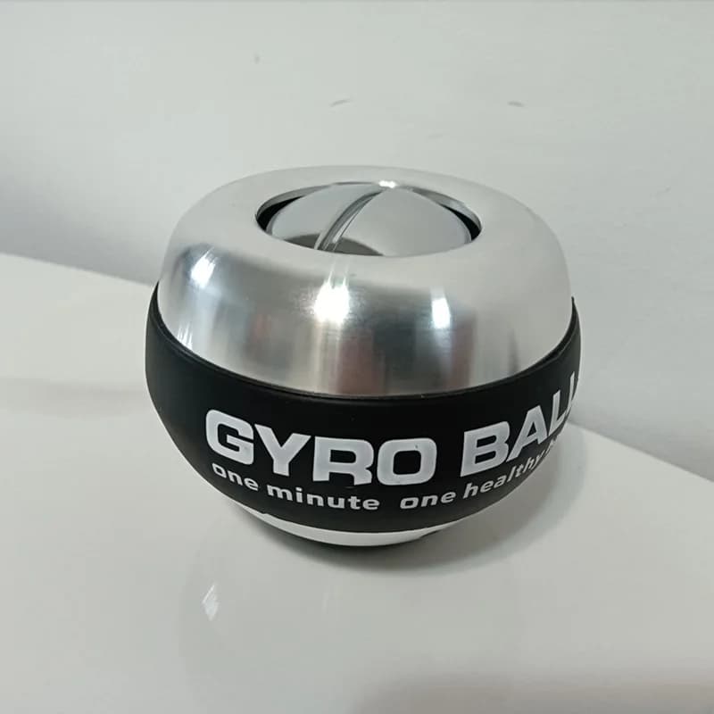Giroscopio de muñeca totalmente metálico, fuerza del antebrazo, giroscopio LED, brazo de bola, equipo de entrenamiento físico muscular, intensifica