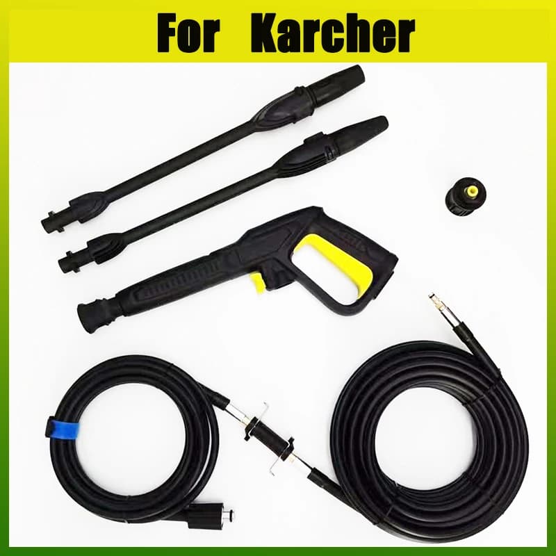 Kit de pistola de manguera de lavadora a presión para Karcher serie K, limpieza de lavado de coches, lanza rociadora de agua, adaptador de boquilla