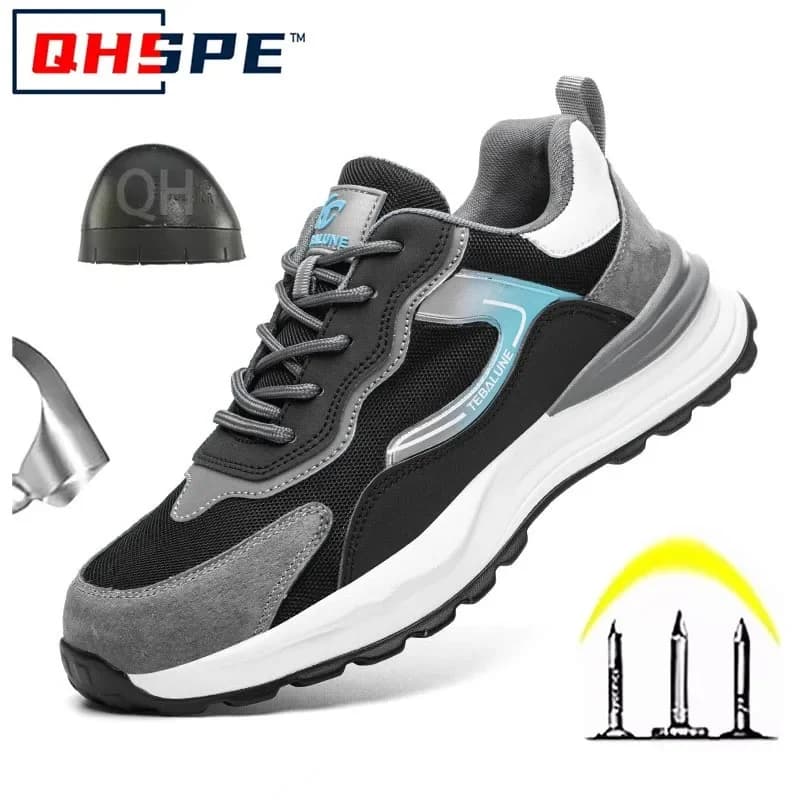 Zapatos de protección laboral transpirables, zapatos de seguridad, zapatos de protección a prueba de olores, zapatos aislados, zapatos de trabajo