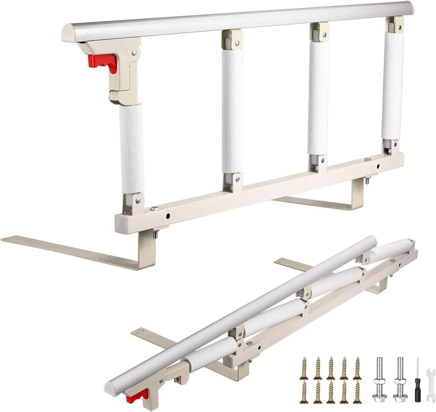Barrera de cama para personas mayores, manija de protección de seguridad de barrera de cama, protección de barrera de cama para hospitales de