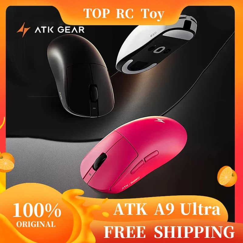 Ratón para juegos ATK A9 Ultra inalámbrico A9/A9 SE/A9 Plus/A9 Pro triodo 8K 53g ratón ligero para juegos de deportes electrónicos accesorio