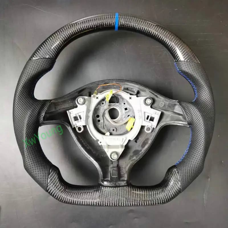 Para VW Volkswagen Golf 4 IV Mk4 GTI 1997-2003/Passat B5/Seat Leon 1M MK1 100% volante de fibra de carbono Real