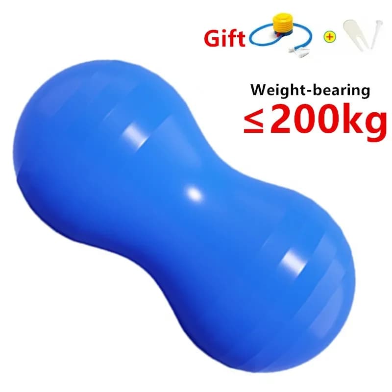 Bola de maní, pelota de Yoga y Pilates, pelota de ejercicio de fisioterapia antisalpicaduras para el trabajo de equilibrio, soporte de peso para el