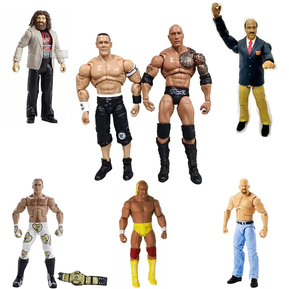 AEW DA Roman Reigns John Cena Dwayne Johnson figura de acción figura de lucha colección de exhibición regalo del Festival