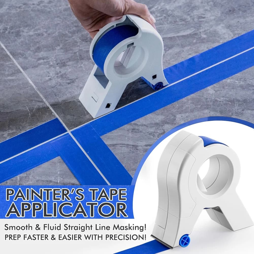 Nuevo aplicador de cinta adhesiva de pintor, máquina dispensadora de cinta adhesiva con herramienta de corte de cinta para reparar y embellecer