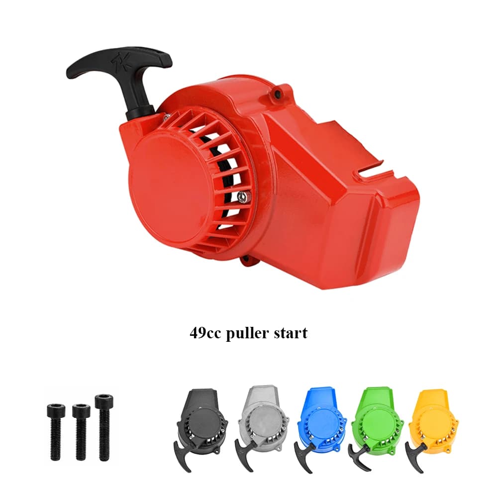 Arrancador de arranque de aluminio grueso para Minimoto de Gas de 47cc y 49cc, Mini moto de cross Crosser Quad ATV motocicleta