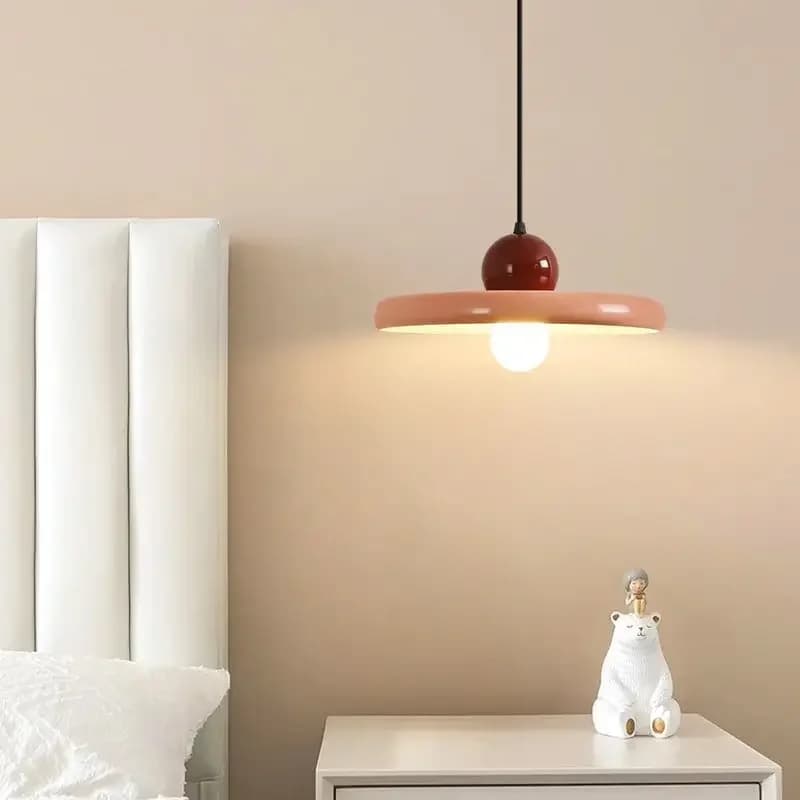 Candelabro de platillo volador francés, lámpara de mesa minimalista, celebridad de Internet, de alta gama, candelabro de comedor, candelabro de