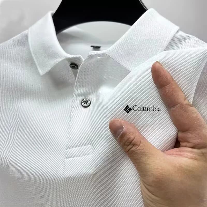 Camisa de Golf para Hombre, Imprescindible para el Verano 2026, Cómoda, de Color Sólido, Elegante, Estilo Casual con Botones, Tipo Polo