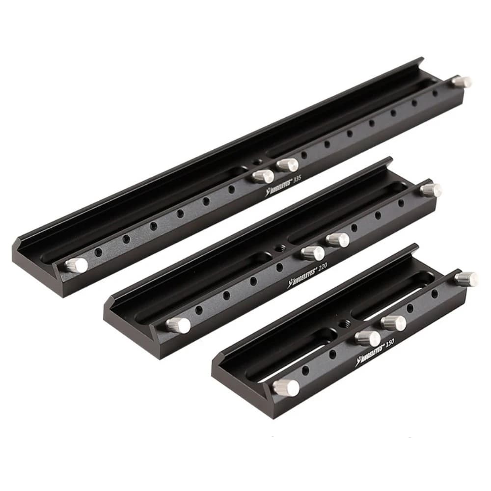 Ranura de 60 grados 70/150/220/360/400/445mm ranura de extensión de Base guía Starfinder ranura de mazo multifuncional para telescopios negro