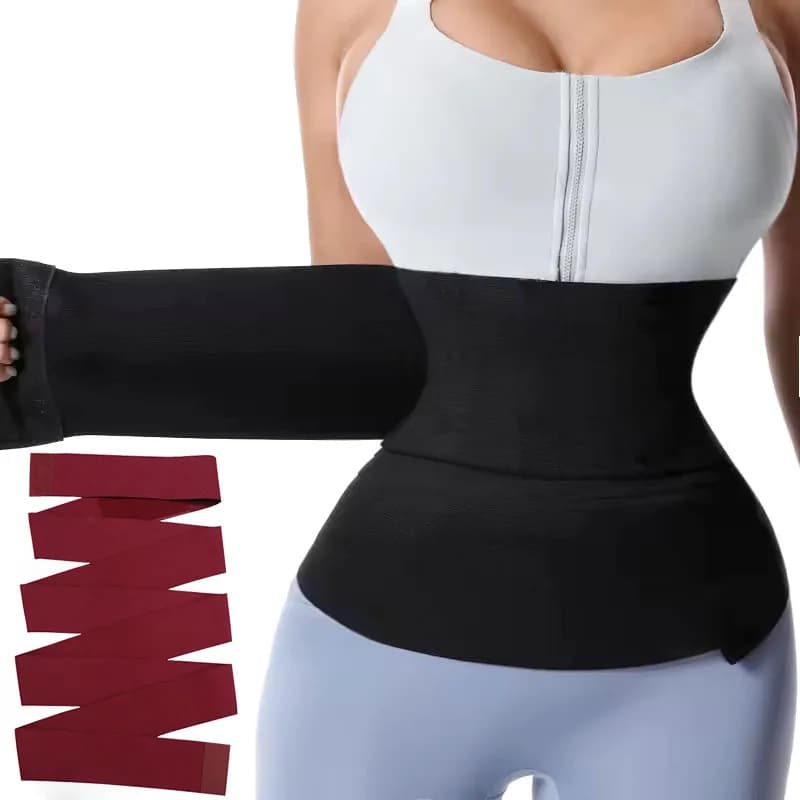 AfruliA 10cm vendaje envolvente Snap Colombianas fajas Shapewear alta compresión cintura entrenador Control de barriga corsé 4M moldeador de cuerpo