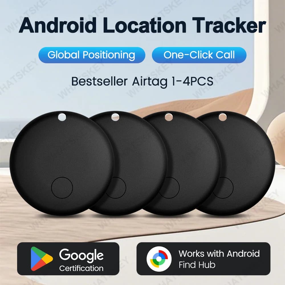 Localizador Antipérdida Android para Google Find My, Localizador de Larga Distancia, Localizador por Voz, para Maletas, Llaves, Bolsos, Juguetes,