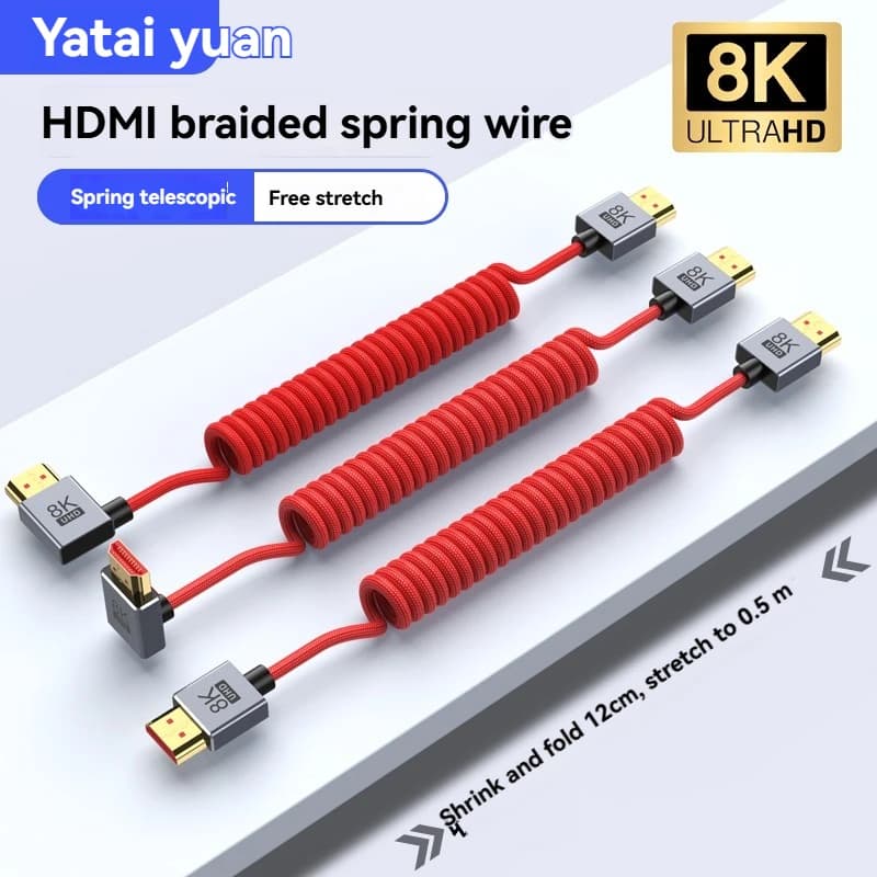 8k ColorExtreme compatible con HDMI cable de resorte codo fotografía lente intercambiable estabilizador de cámara Digital Monitor Astro 4k