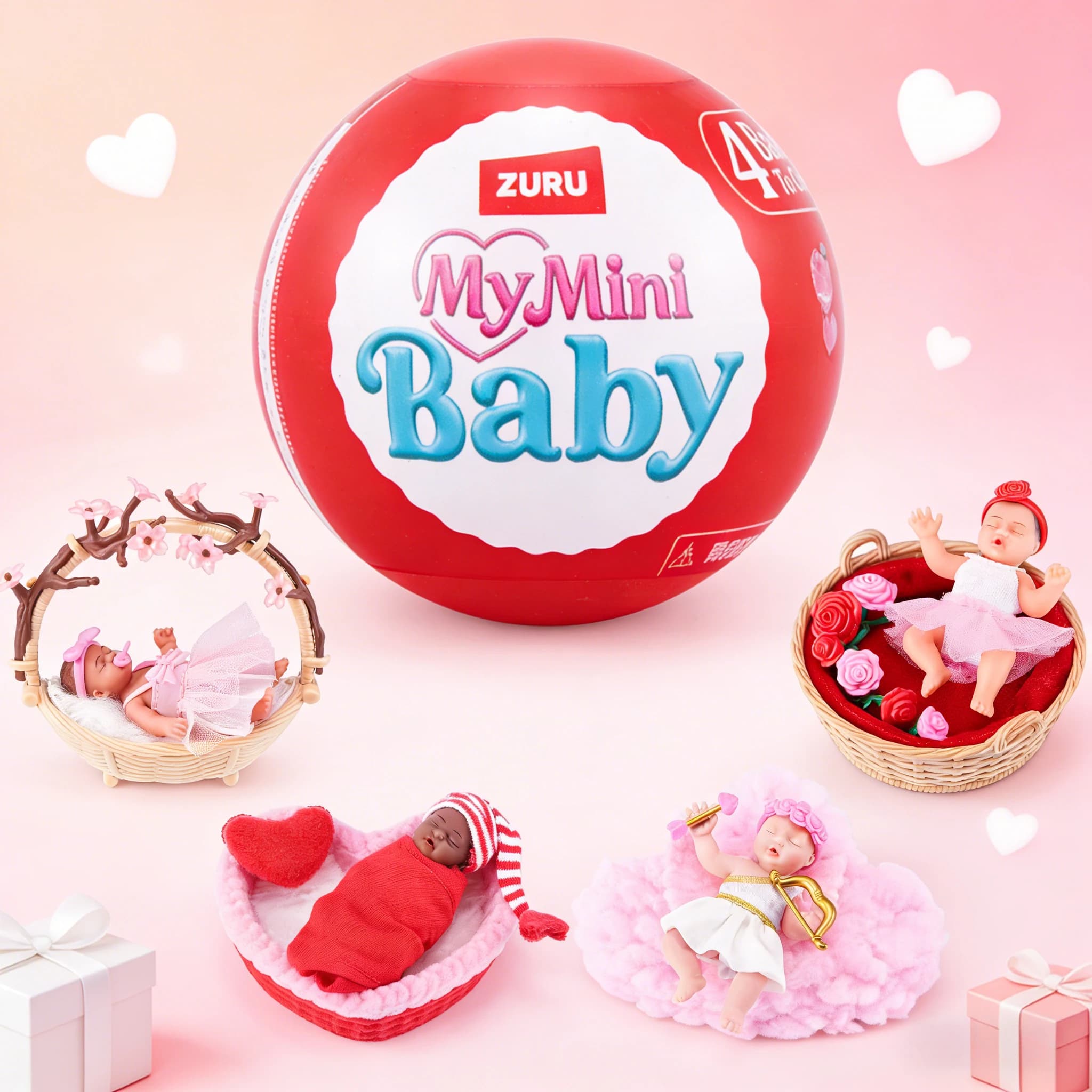 Caja Sorpresa Coleccionable de la Serie My Mini Baby 3 para Niños