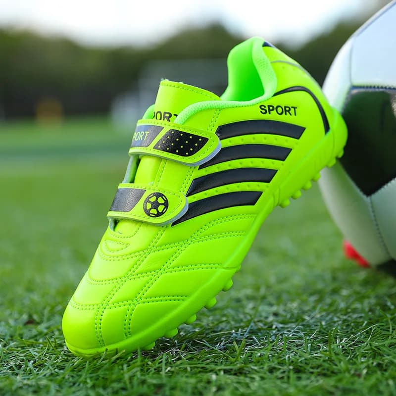 Gran oferta de zapatos de fútbol para niños, botines de fútbol baratos, botas de fútbol de entrenamiento, zapatillas de fútbol sala para niños,