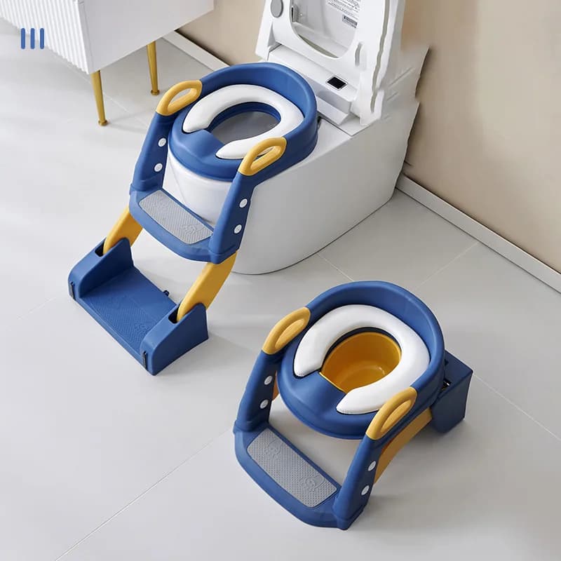 Asiento de inodoro portátil recién actualizado, olla para niños, orinal plegable, asiento de entrenamiento, taburete, orinal portátil, olla para