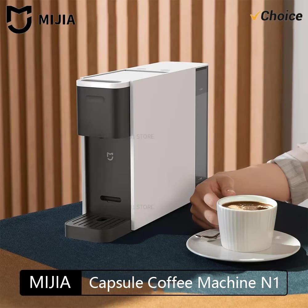 Nueva Cafetera de Cápsulas Mijia N1, Cafetera S1301 de Tamaño Pequeño, Apagado Automático en 10 Minutos, Espresso, Procesador de Alimentos para