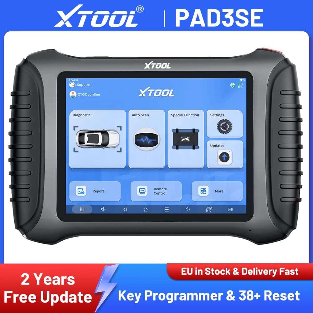 XTOOL X100 PAD3 SE V2.0 Herramientas de Programación de Llaves con IA, Escáner OBD2 Bidireccional, Programador de Llaves para Autos con Todas las