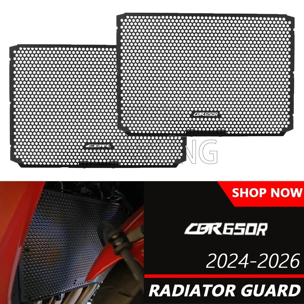 Protector de Radiador para Motocicleta, Cubierta de Protección para Tanque de Agua, Compatible con Honda CBR650R CBR 650R CBR 650 R CBR650 R 2024